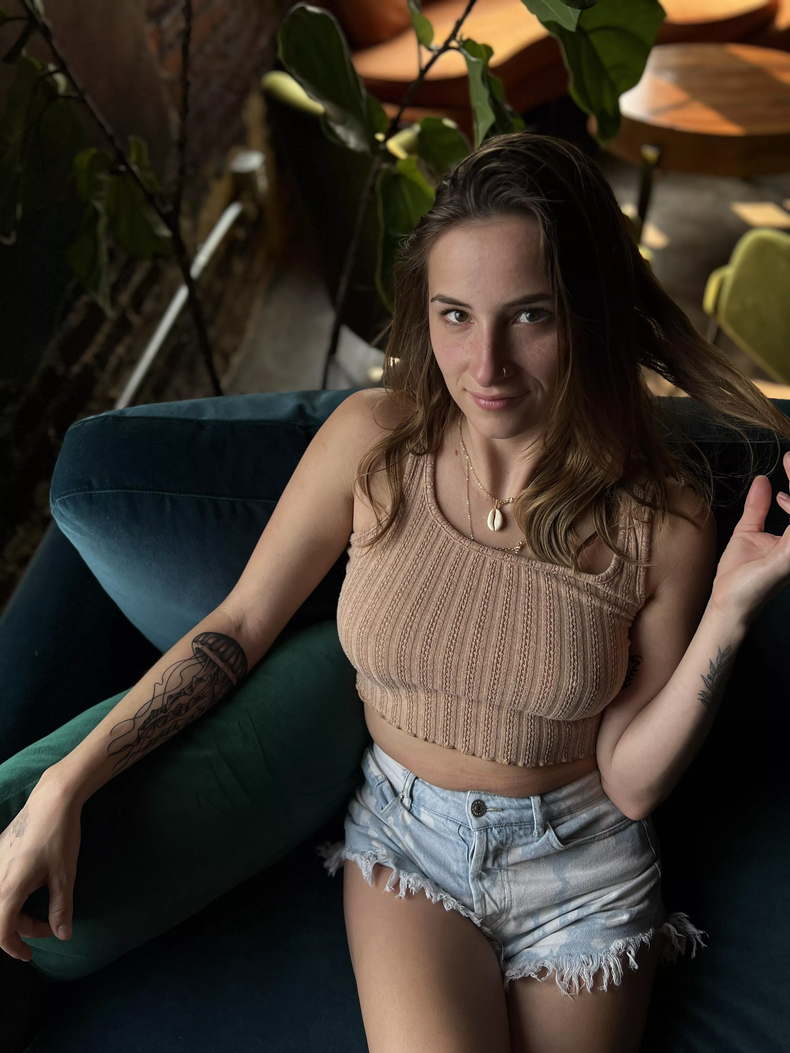 My ex boyfriend used to get mad if I wore this out. Whatcha think? posted by SageSauveterre