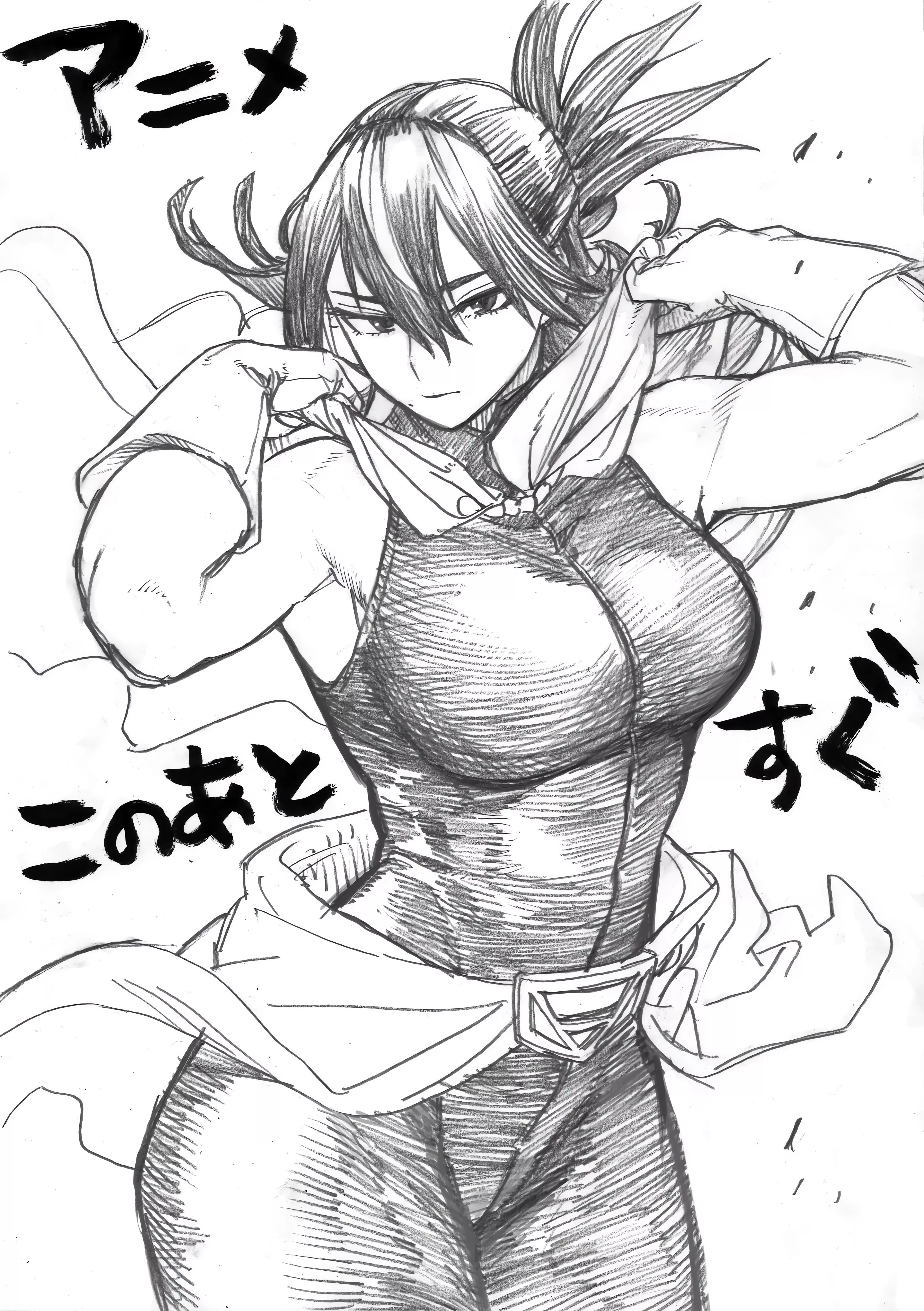 Official Sketch of Mama Nana Shimura by Horikoshi himself posted by songokoo-166