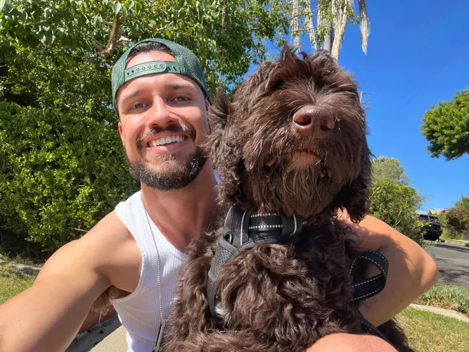 Puppy’s first walk 😍 by sunflowerkidofficial