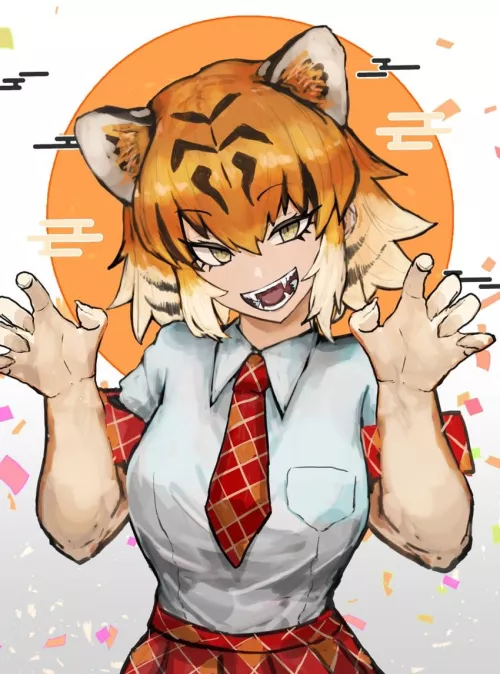 “Rawr” (Adeshi) [Kemono Friends] by ZAHANDOGAKIZU