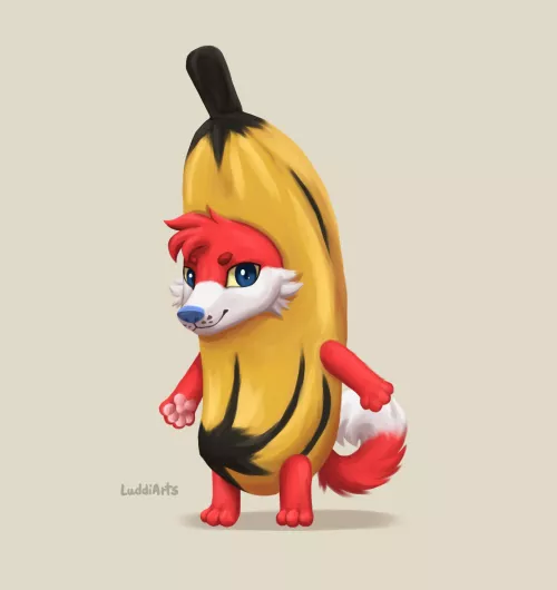 Red banana 🍌 by luddiarts