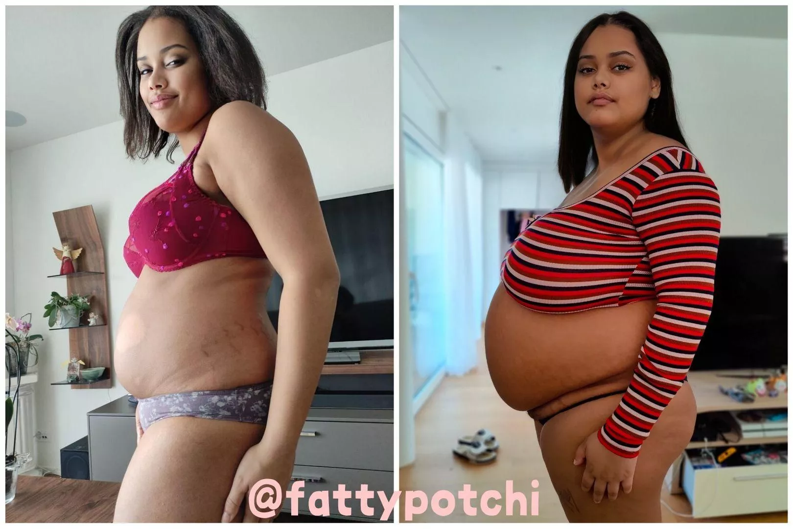 This makes me realise how fat I got 🐷 Now imagine what I could do if I wasn't broke 😭 posted by curvypotchi