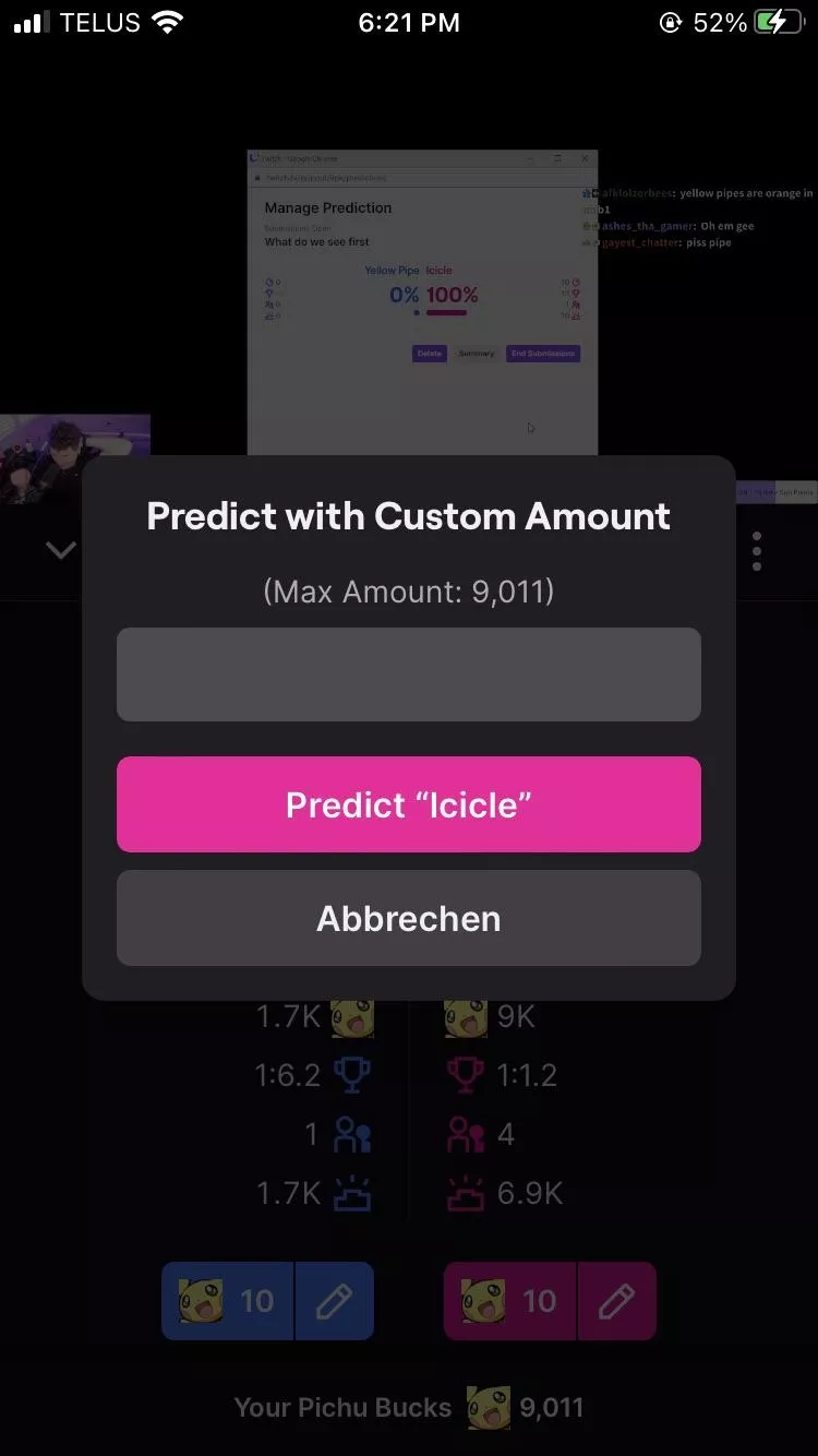 Why did the cancel button on the twitch app change to German? (I am not German) posted by GetThatSwaggBack