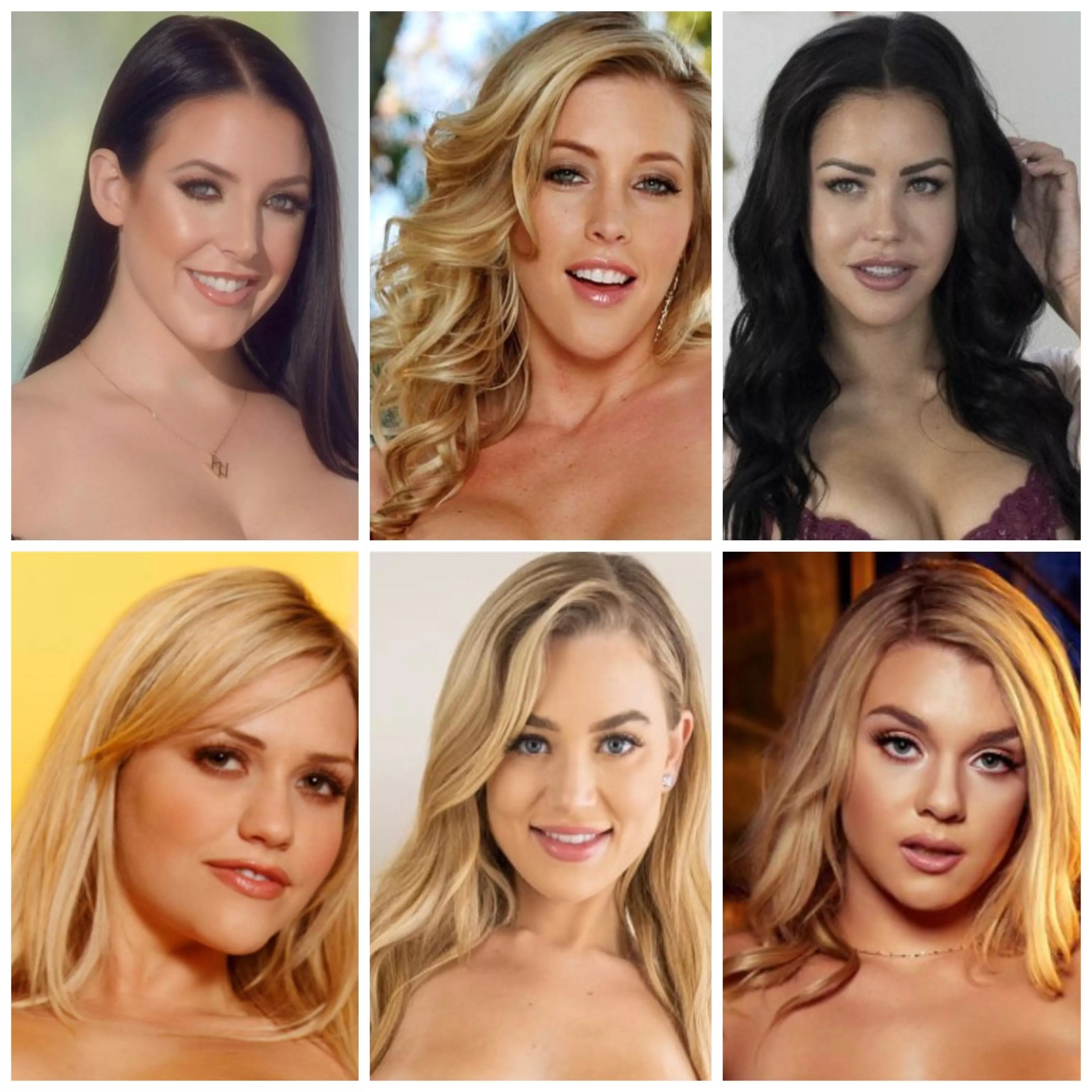 [Angeka White] vs. [Samantha Saint] vs. [Alina Lopez] vs. [Mia Malkova] vs. [Blake Blossom] vs. [Gabbie Carter] prettiest pornstar? posted by Inananana