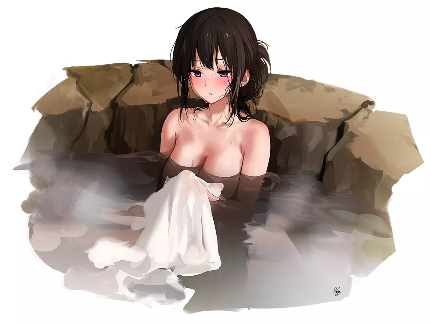 Bathing on her own posted by RamonRiever