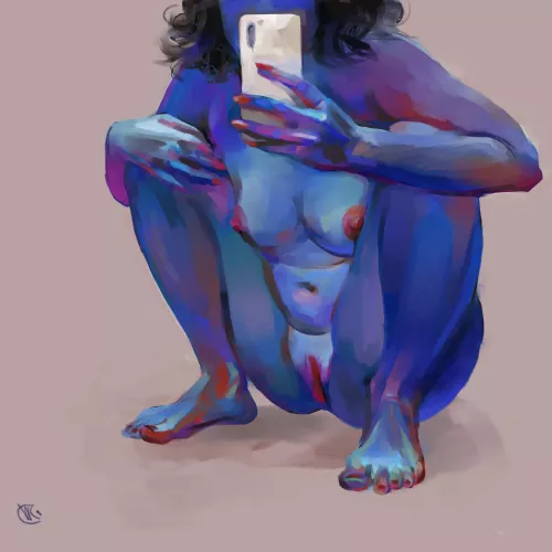 Blue pill by valeria_ko_art