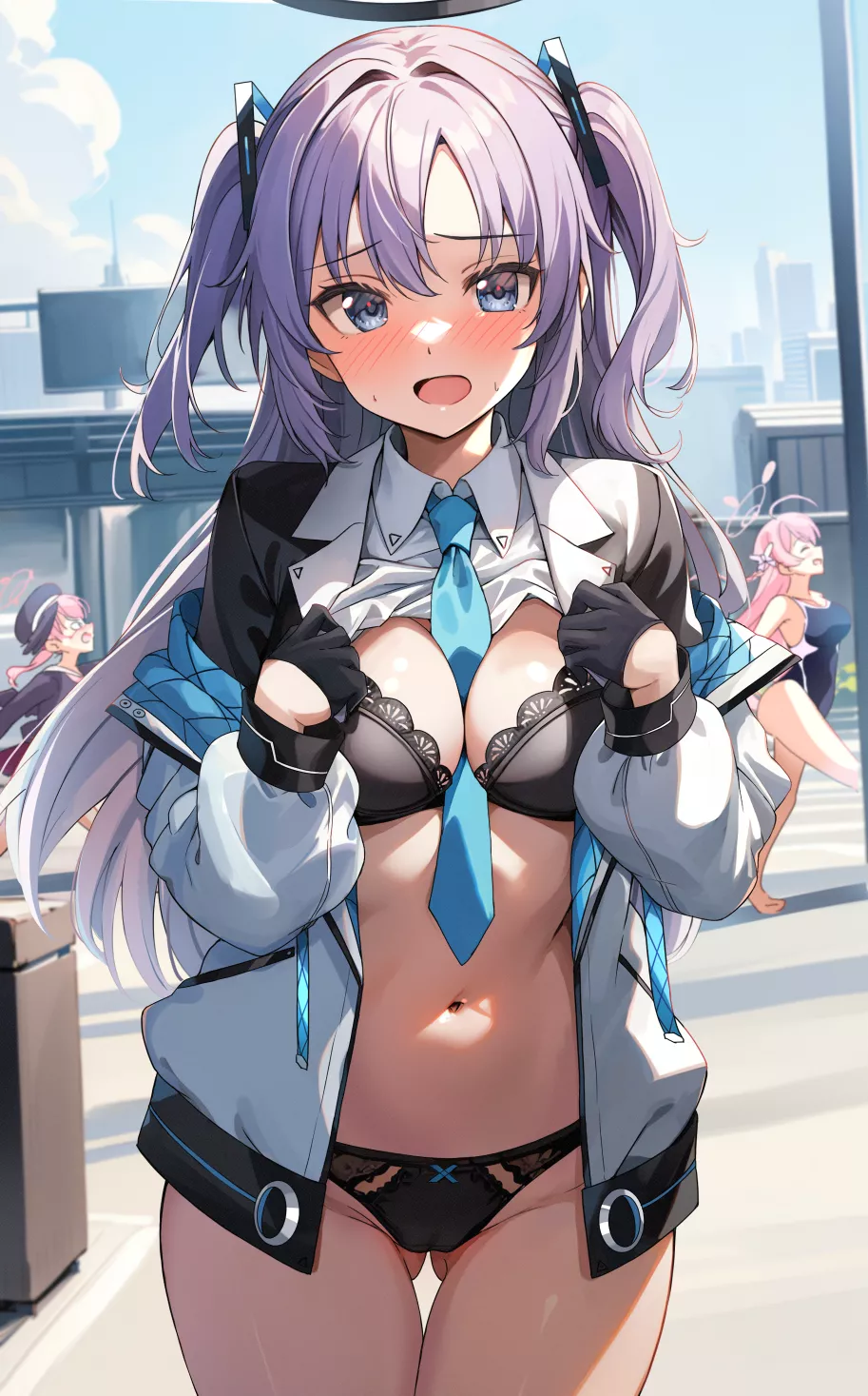 Embarrassed Yuuka posted by xSaviour_N