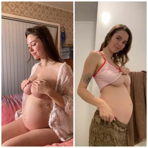 First pregnancy and second (current) pregnancy by Konekoshinji