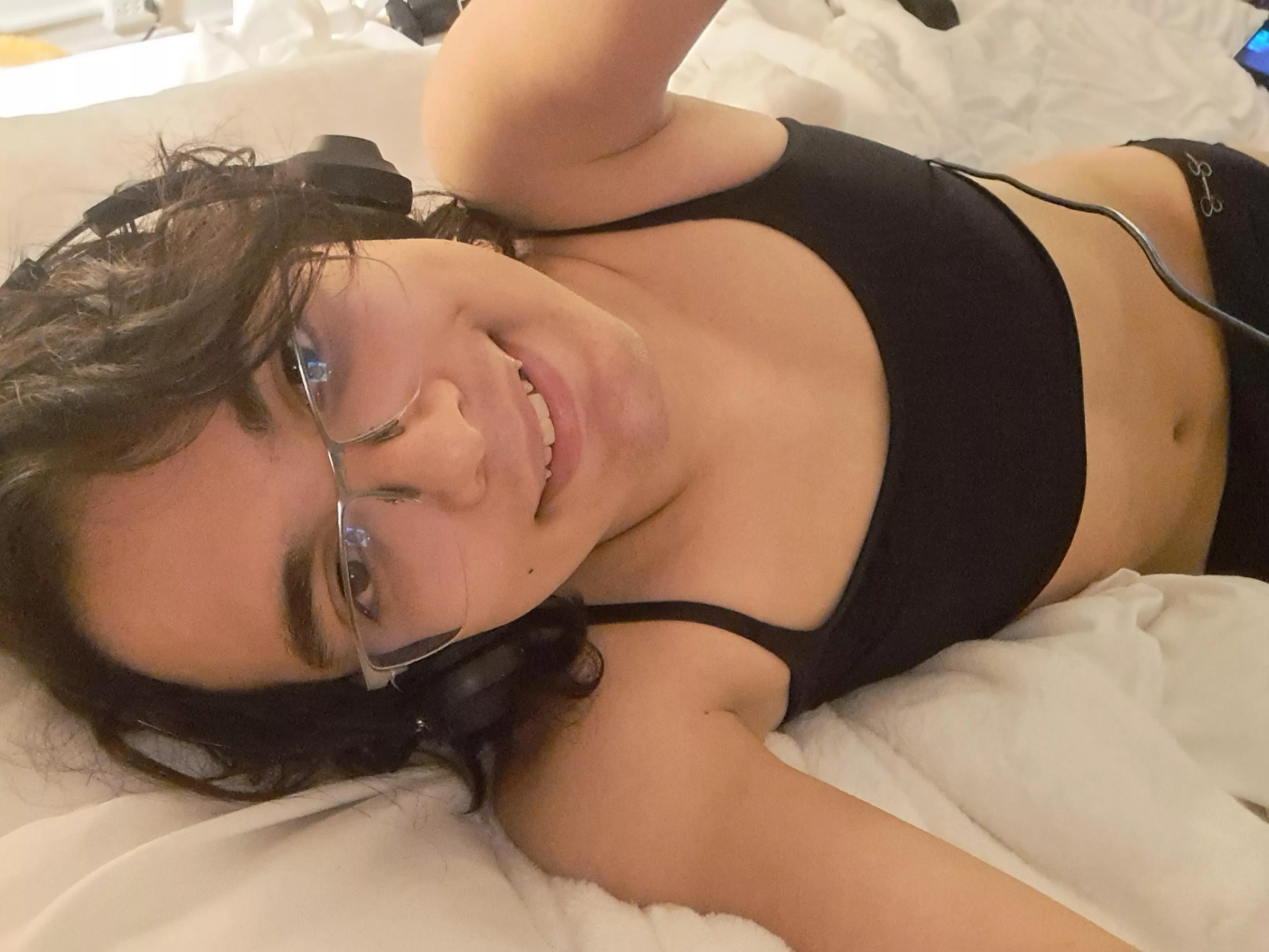 First time wearing a sports bra~ posted by JustAnotherSlut_32