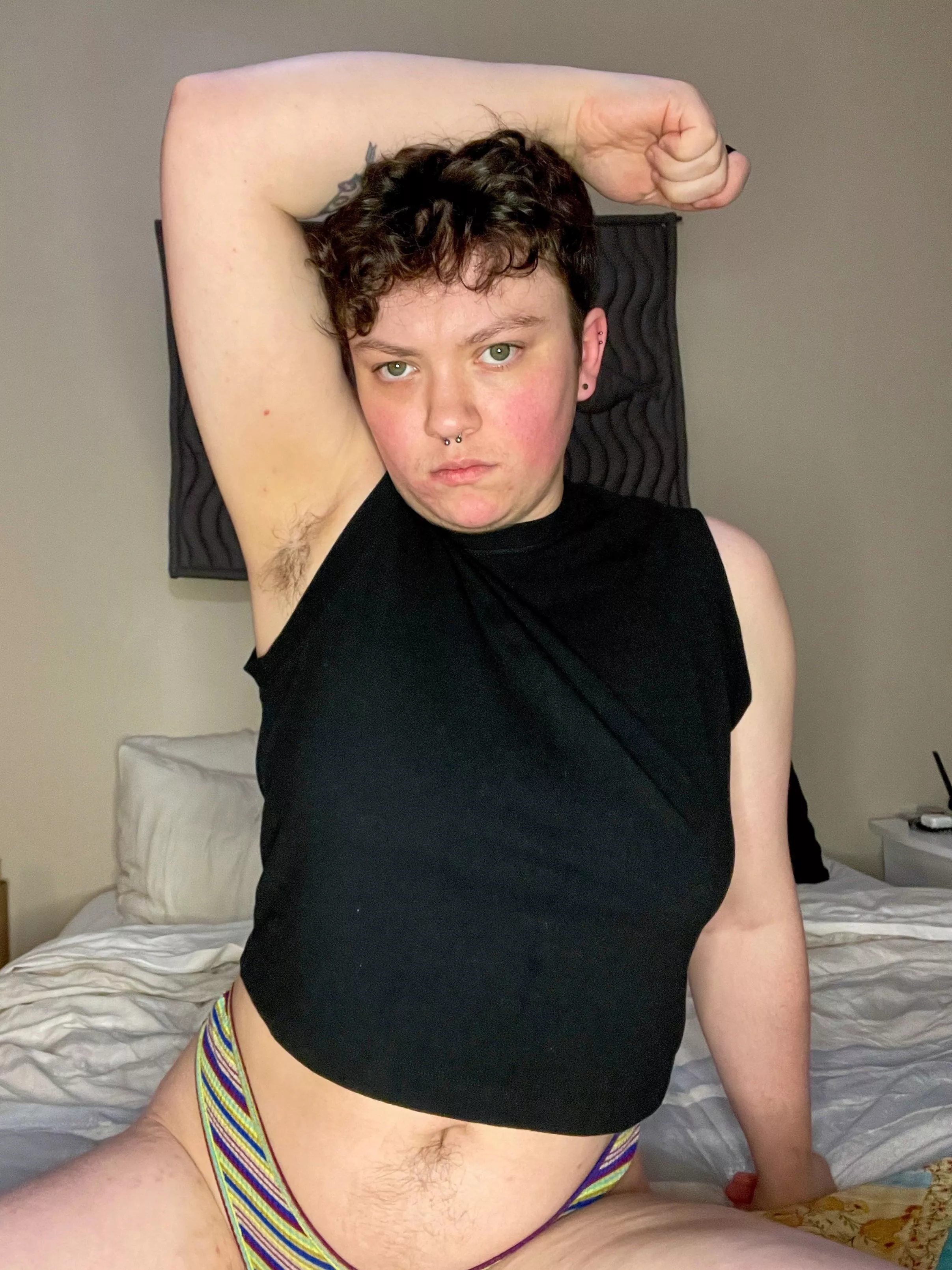 honorable mention to my cute tummy hair ✨ posted by augustbeck