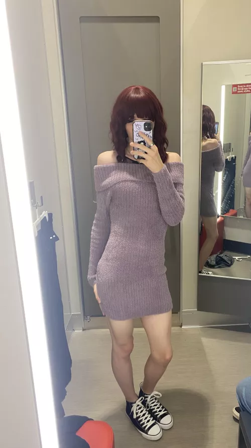 I love how this dress compliments my figure 👀. Should I get it? by Garb0w0dor