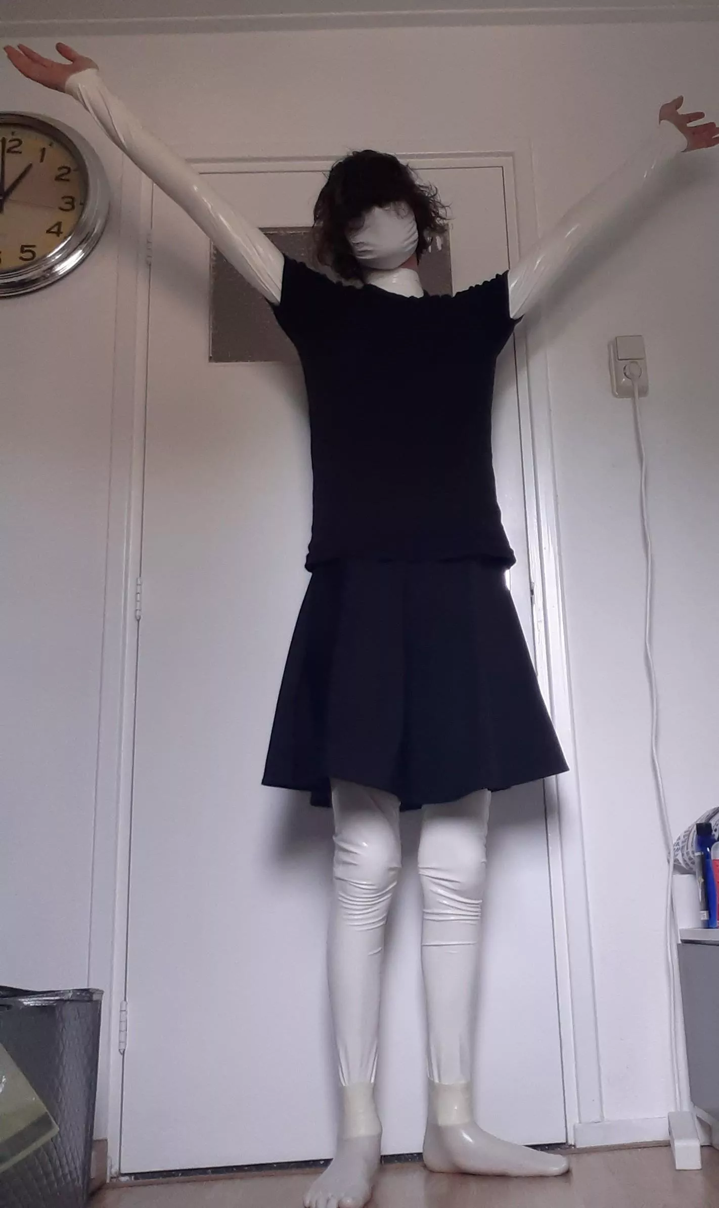 Just got my new catsuit, just had to try it too! posted by BunchOfTwelveBunnies