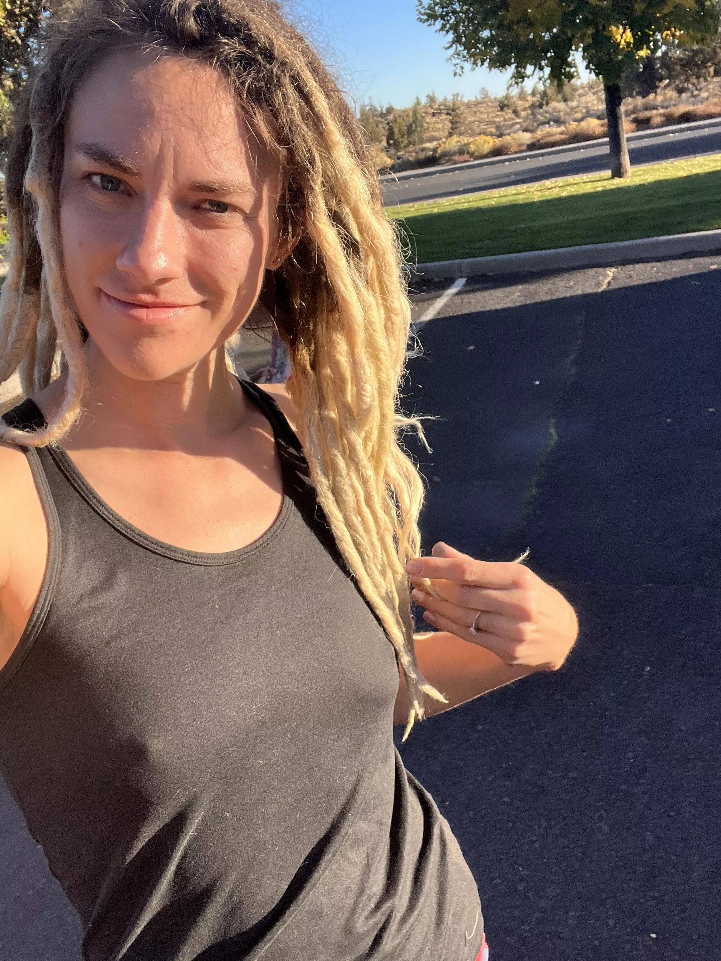 My tits are so small I don’t even need a sports bra posted by siennajuneofficial