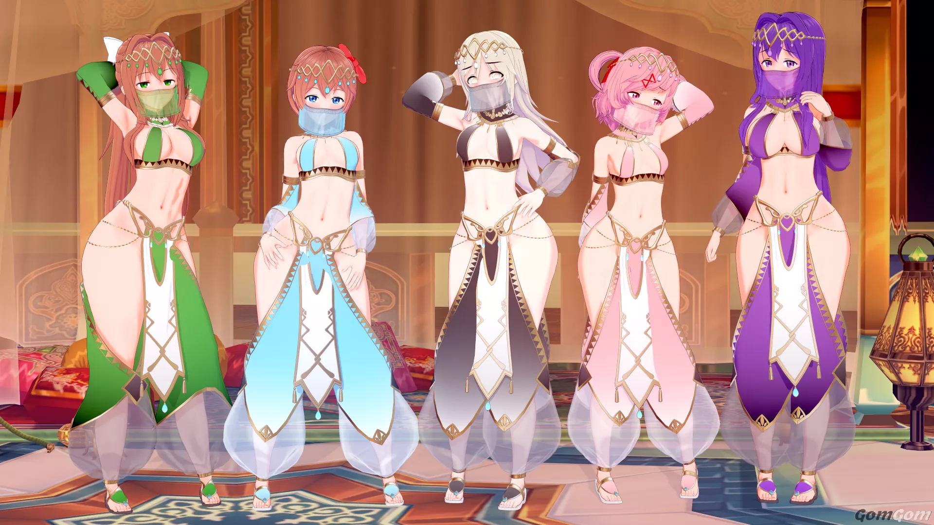 [OC] Concubine Club (Koikatsu) posted by GOMLB1