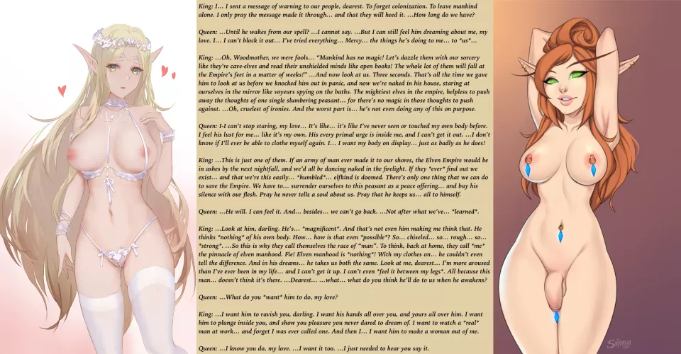 Reupload: The elven queen and 