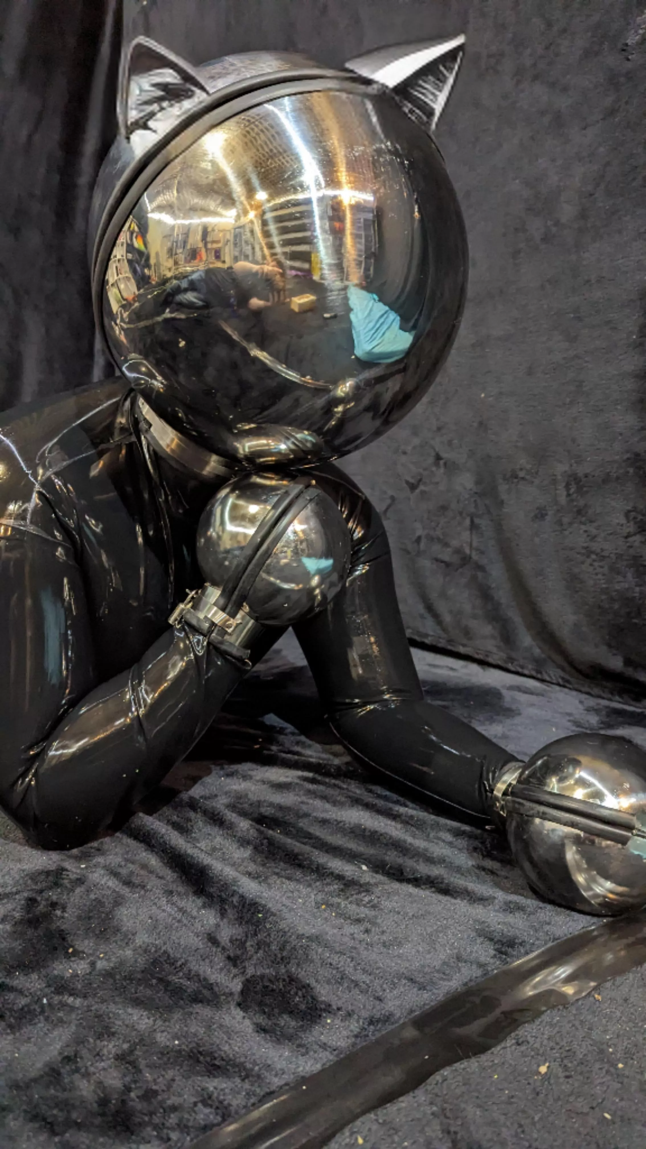 Sorry I'm not very cat girl! But this hood looks so cute with cat ears posted by AnnRoweX