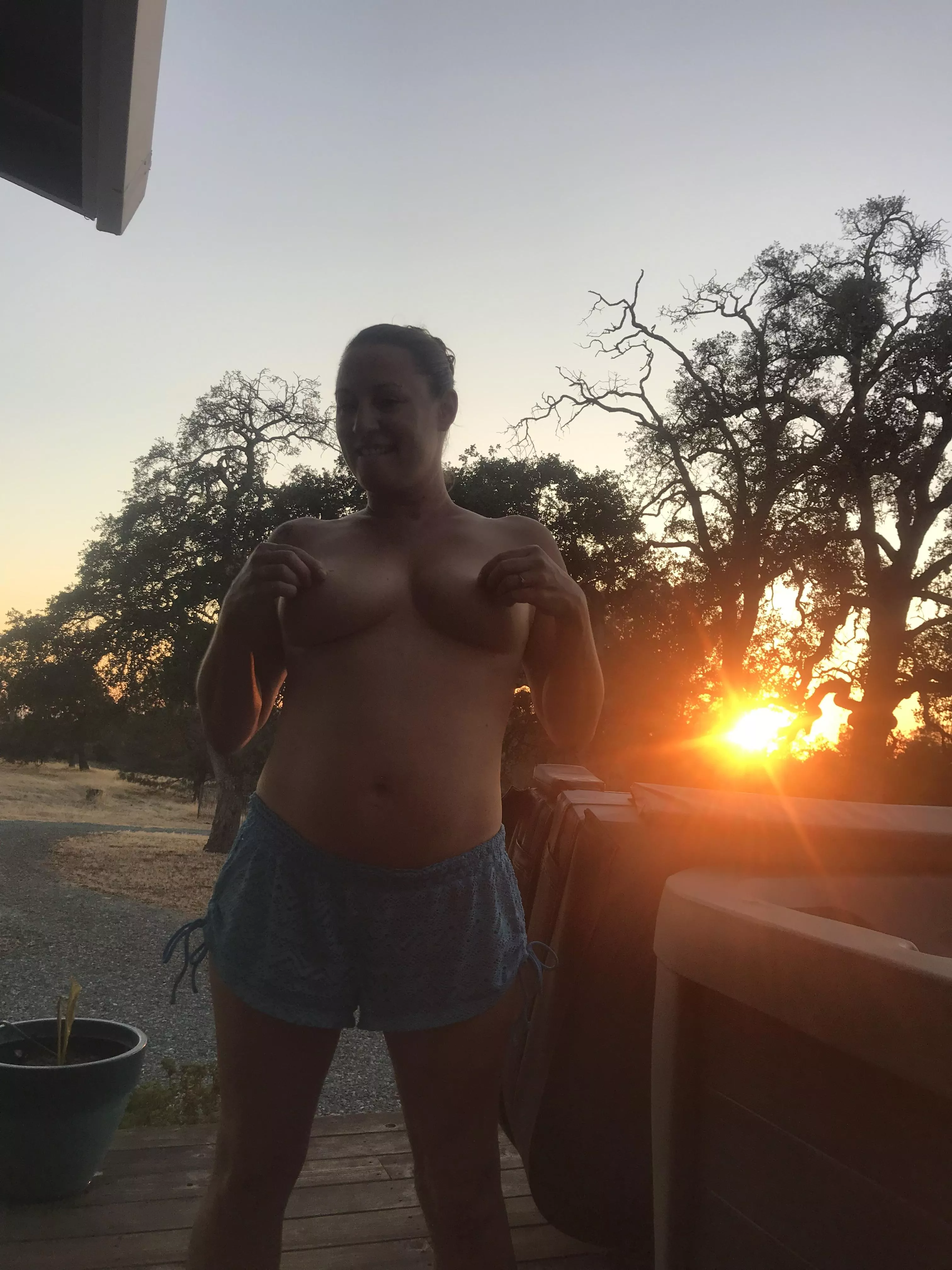 Sunsets on our homestead are so beautiful posted by exposedhomstead