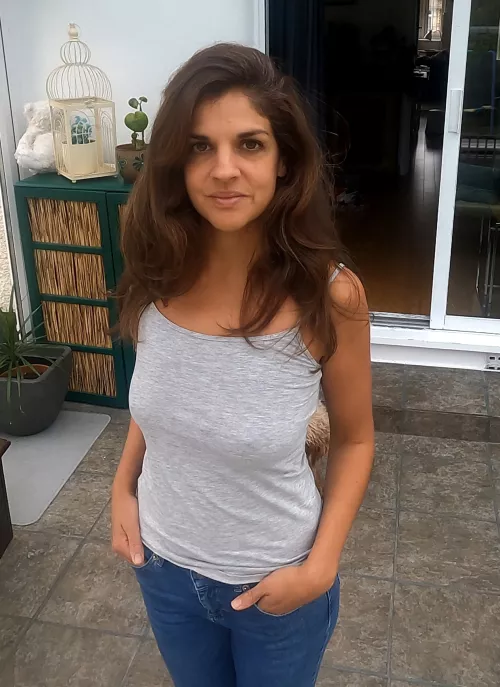 Tight jeans no bra. Good combo? by You_Inside_Me