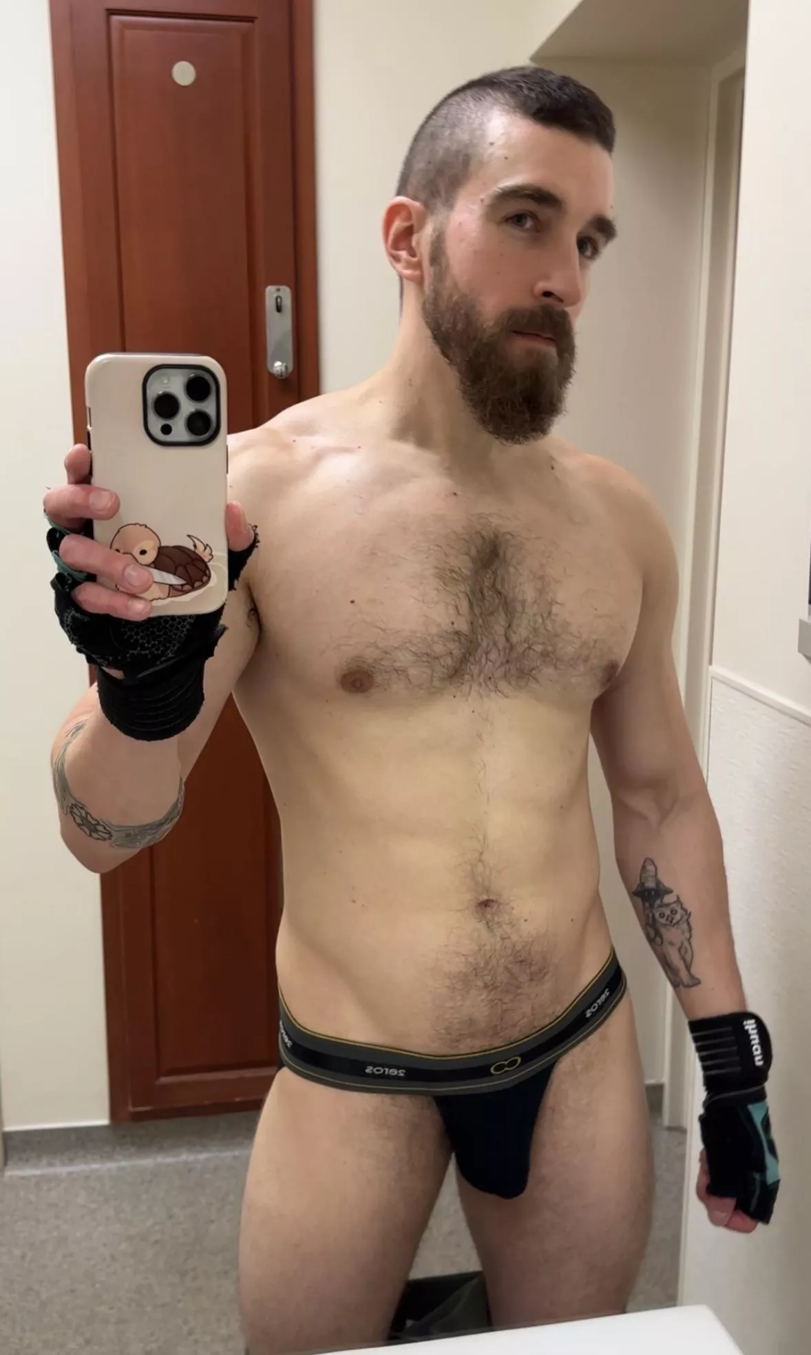 Wearing a jock to the gym is the best decision I made today. posted by Chuggy_G