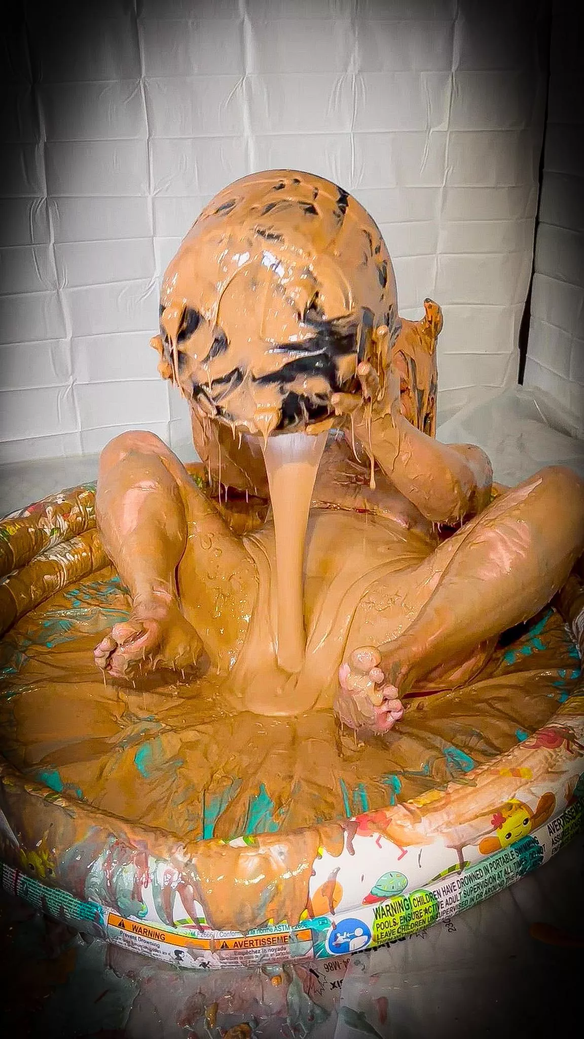 100% covered 😏😈🖤💦 posted by MissNoireNFToy