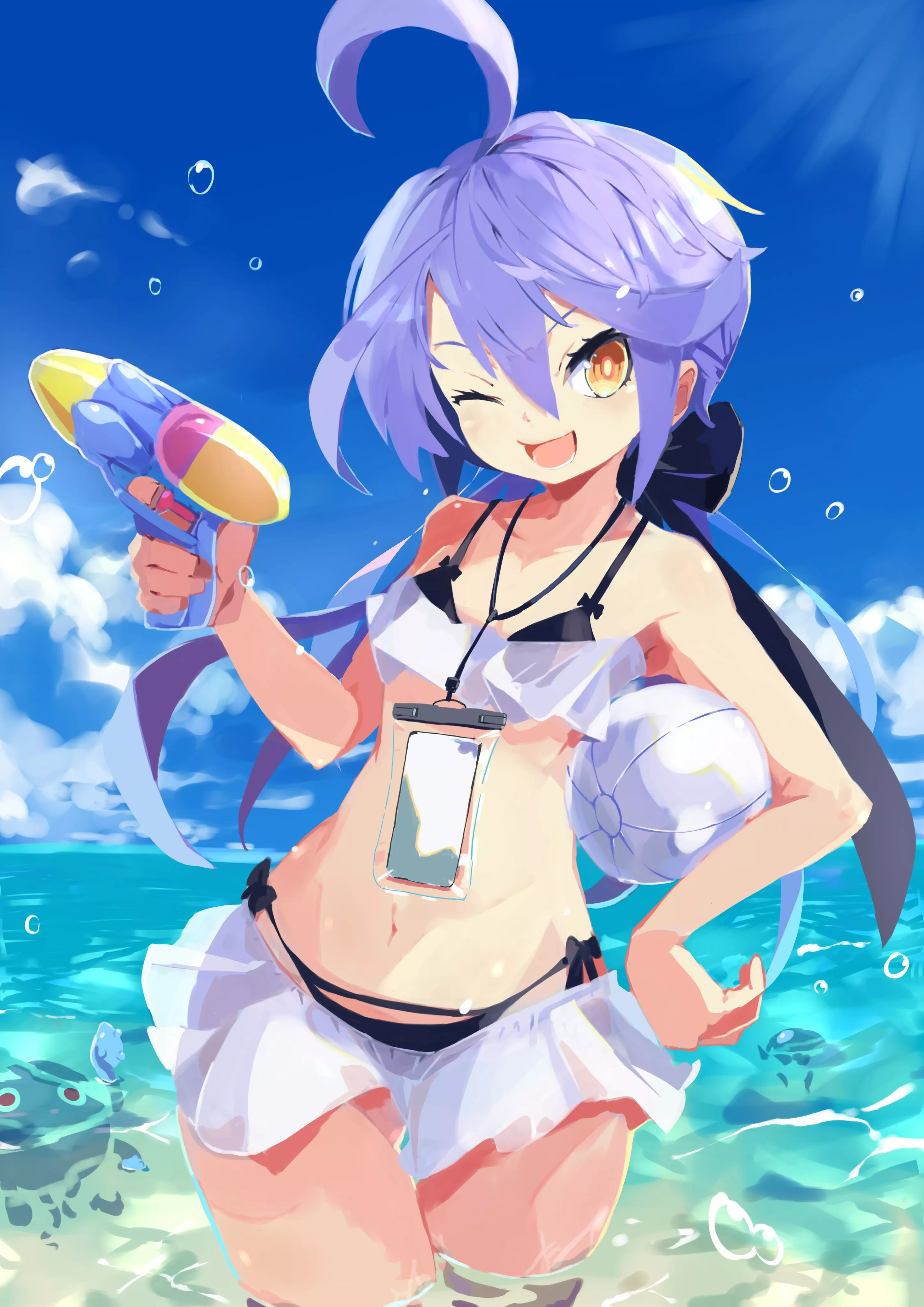 A man frolicking in the sea posted by smolbaka