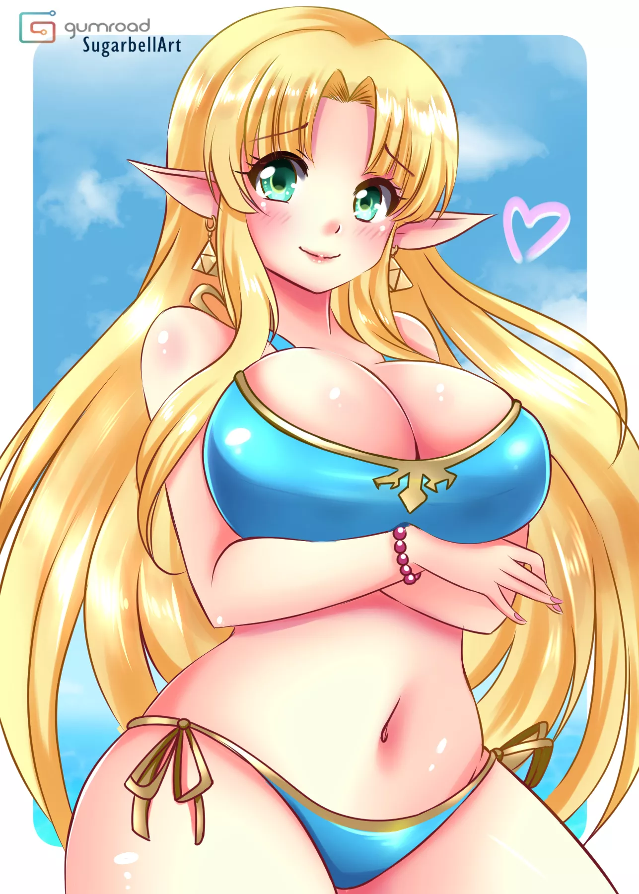 Bikini Zelda posted by Terran117