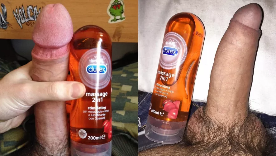 Comparing with my buddy, who win? (I’m on the left) by Youbgboi