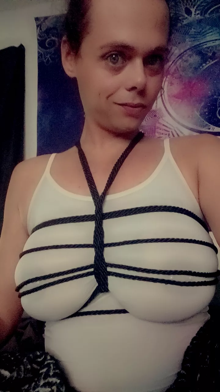Experimented with a cage bra harness and have a question for y'all! posted by AustiAllDay