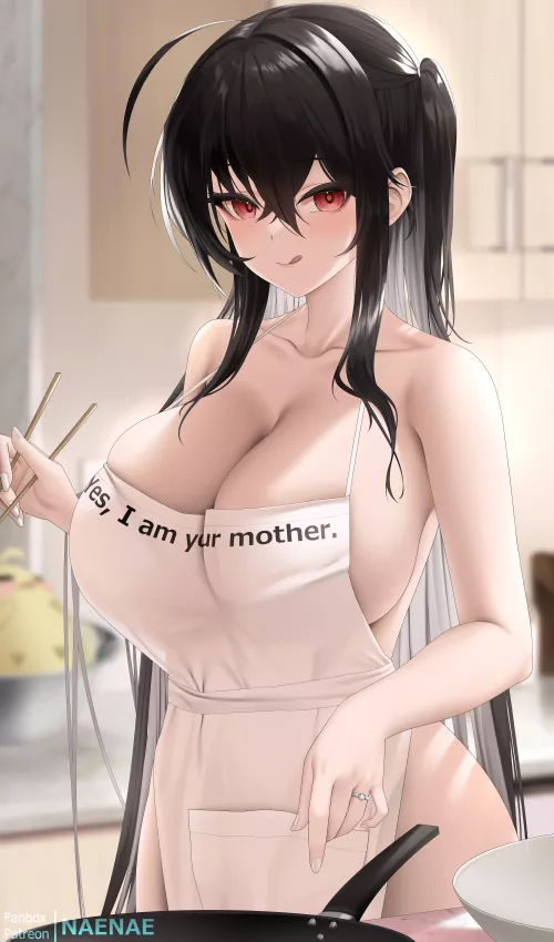 Housewife Taihou [Azur Lane] by xSaviour_N
