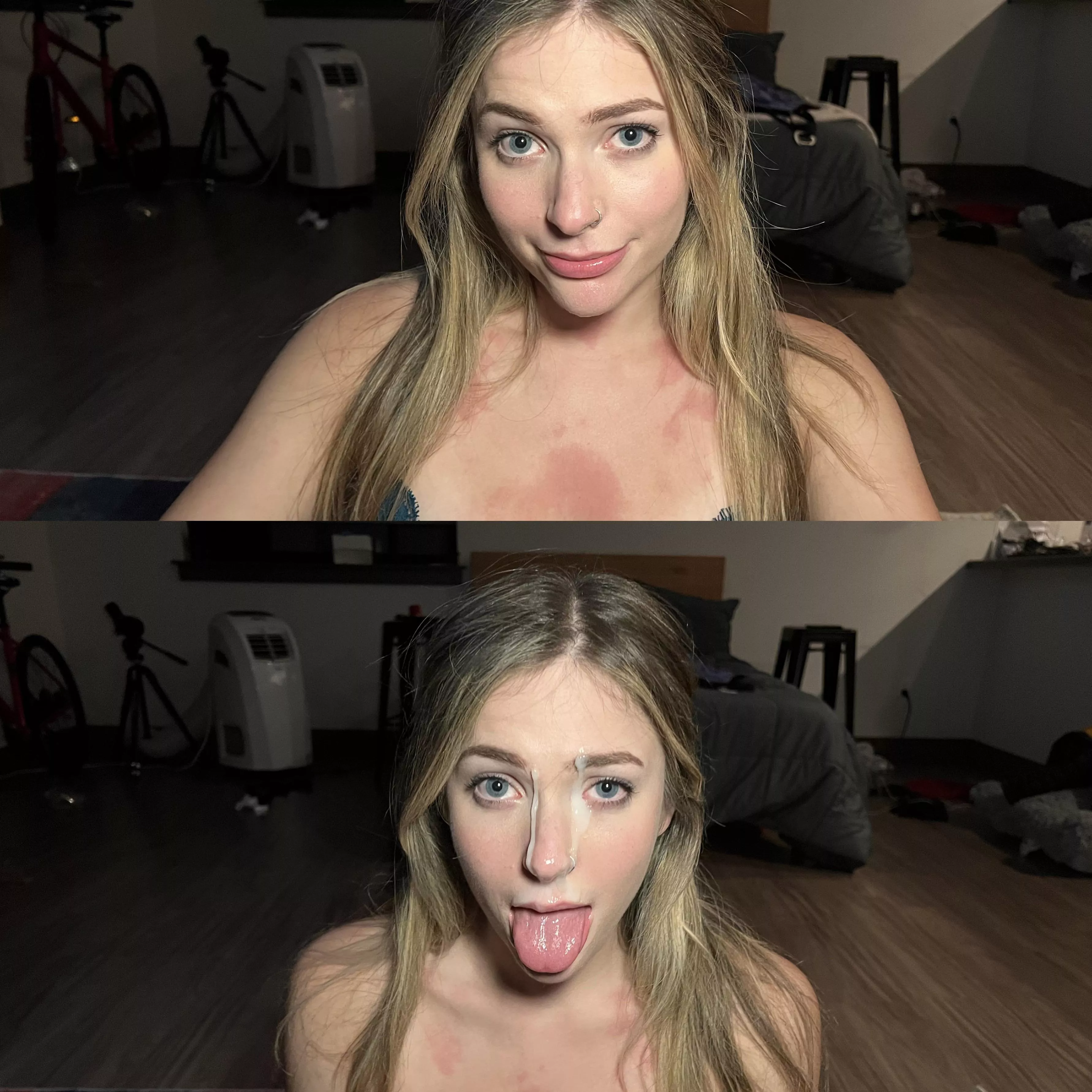 I prefer slut mode but either way I’m on my knees :) posted by jessnjamez