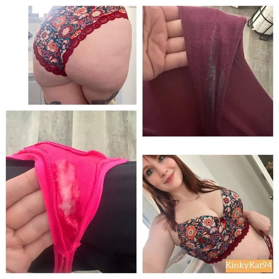 I’ve been told my scent is intoxicating 🥰 customize your own pair of creamy panties with any of my add ons![Selling] [US] telegram: kinkykat94 kik: xredheadbeautyx prices in comments posted by KinkyKat94