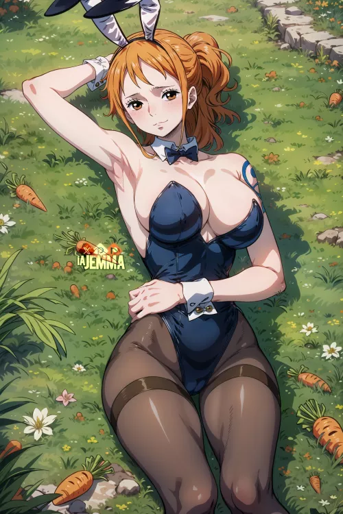 Nami Bunny girl by jemma by Proper_Positive_9859