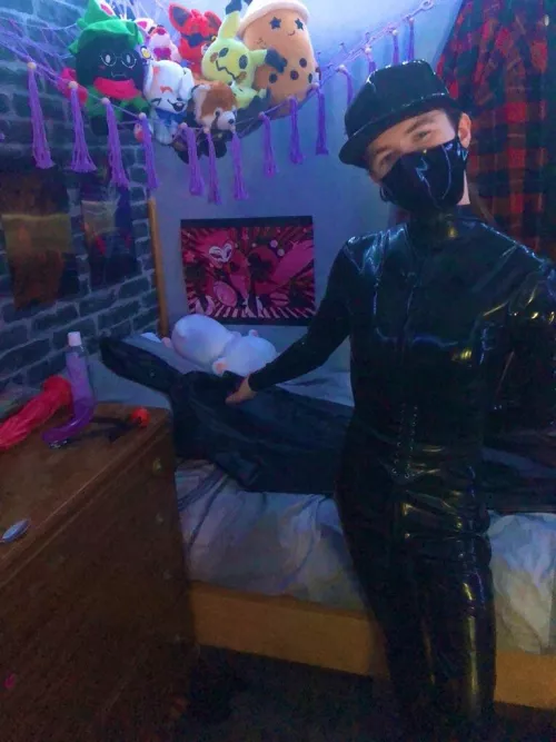 (OC) be a good boy and get in the sleep sack for me by ShinyFemboy621