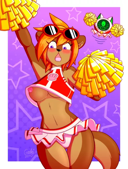 She [F]forgot to bring her bra (GGGalajoAD) by zovnART