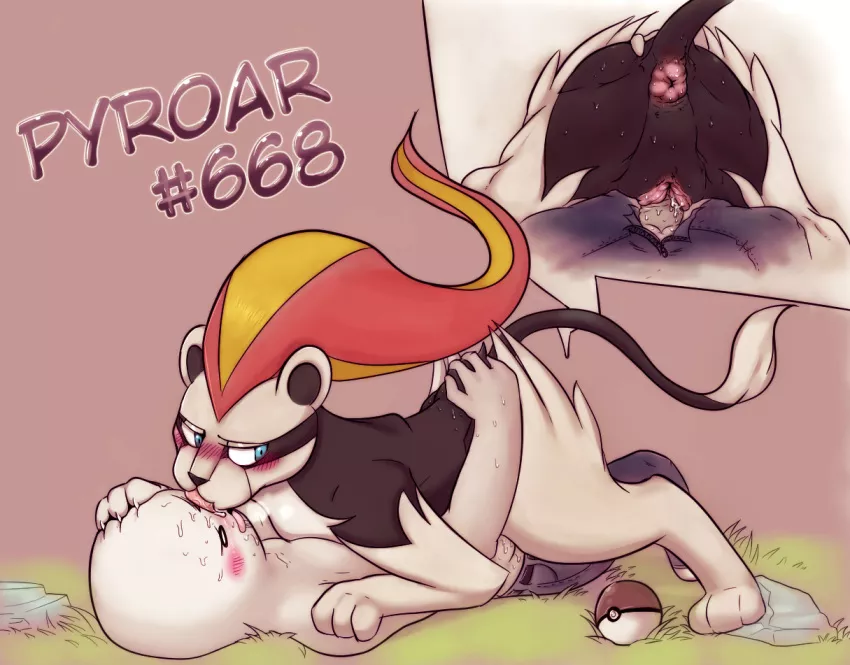 Training your Female Pyroar~ posted by Thegameguy12