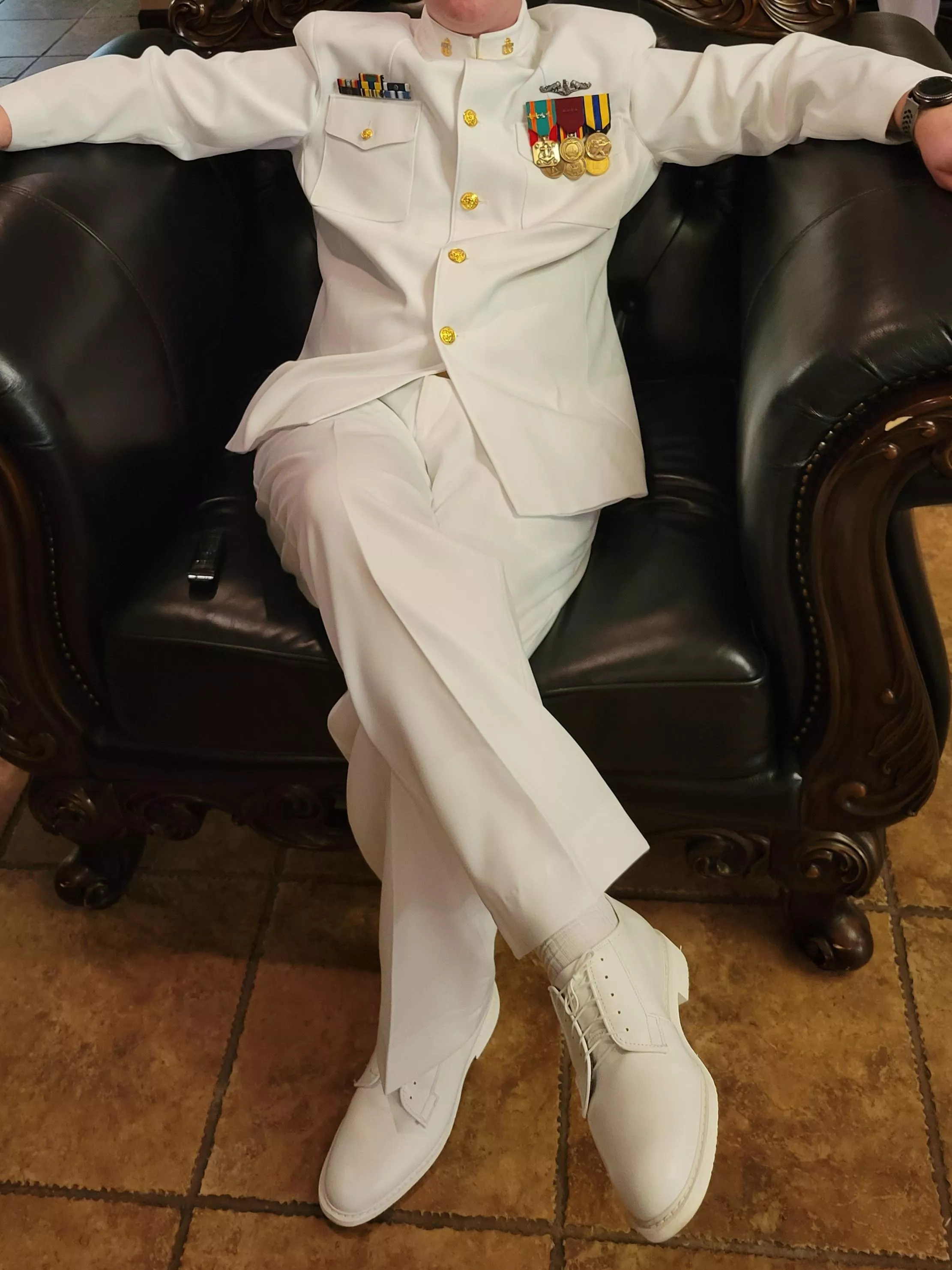 You walk in and I'm sitting like this. What would you do? posted by guesswhathappens