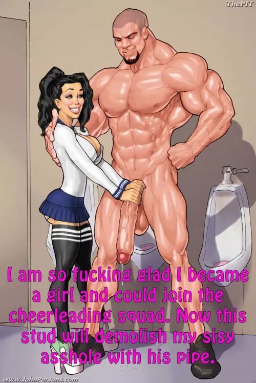 Becoming A Sissy To Join the Cheerleading Squad by Kinkydesi2