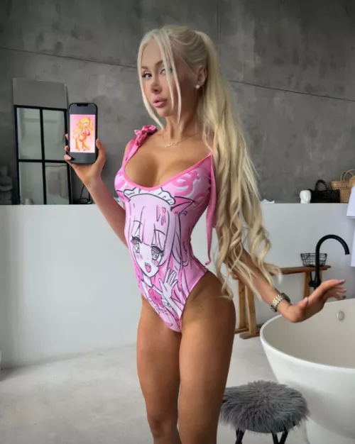 Do you like my new one-piece swimsuit?🥰 by DianaDiSexy