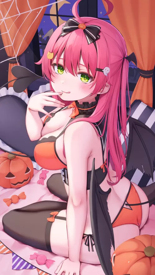 Halloween Miko [Hololive] by AluminiumGnat