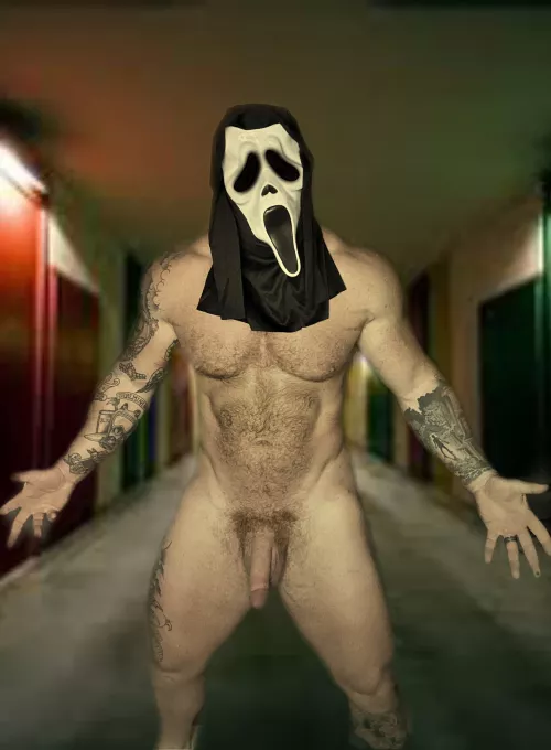 hubby's first themed selfie lol hes an idiot lol by pinkriding