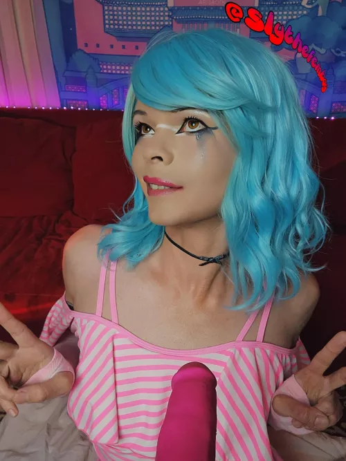 Is my face cute enough to cum on? by Slythefemboy