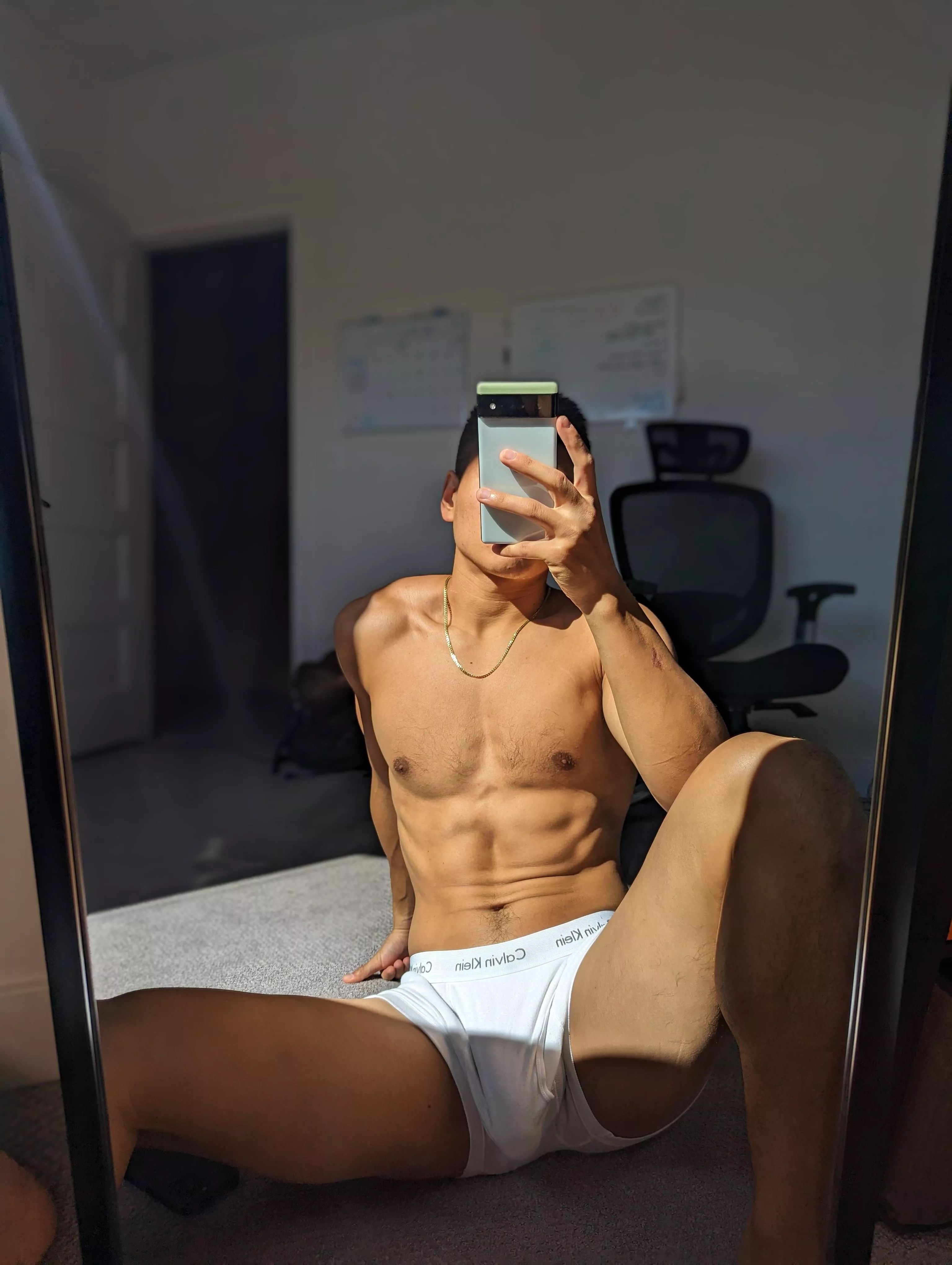 Love my white briefs:) posted by kai-lim