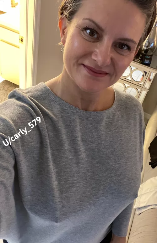 Rainy Saturdays are for comfy sweatshirts and no bra. by Carly_579