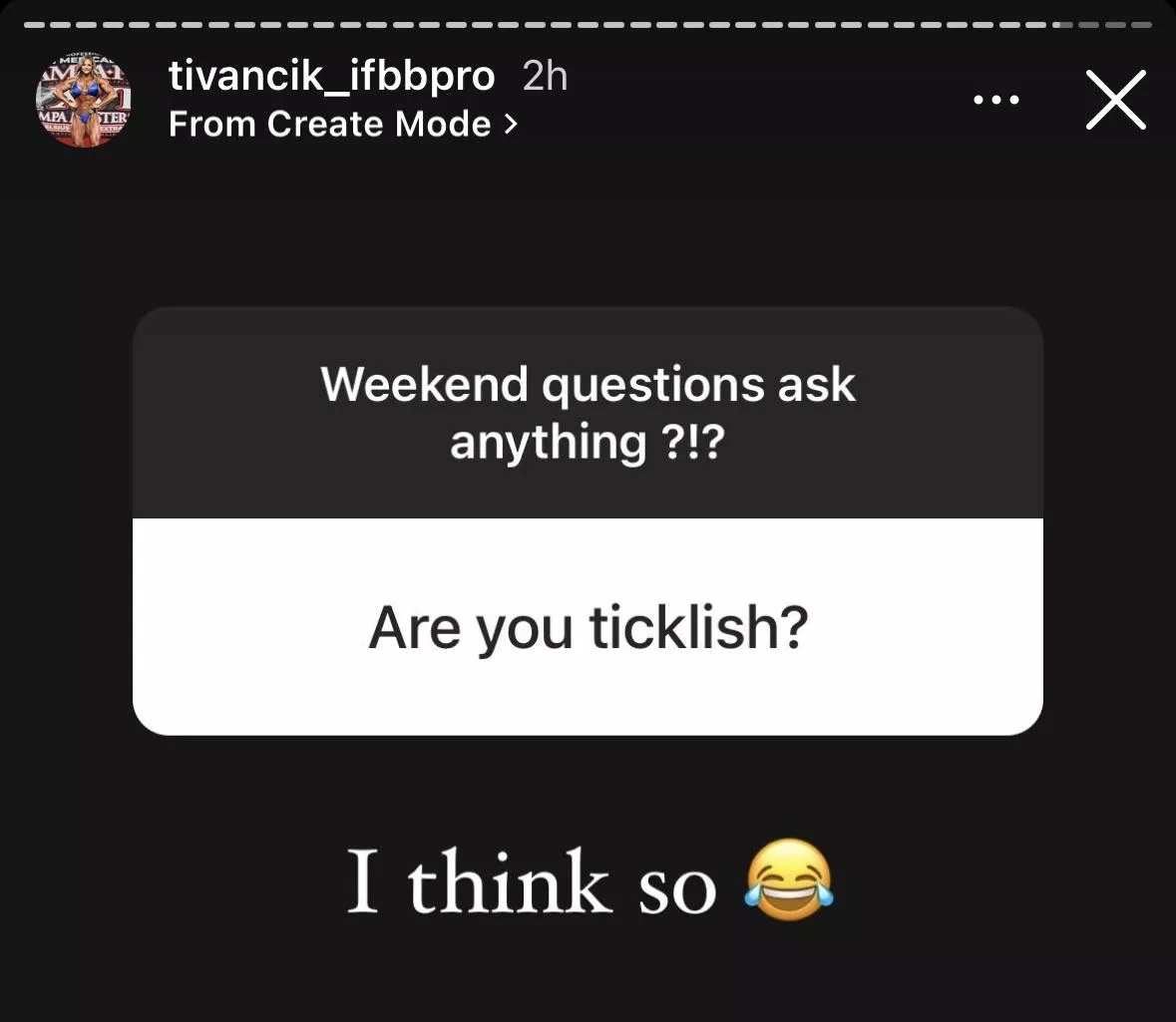 2x Olympia Pro Female Bodybuilder. She sounds nervous.😏 posted by mbbski