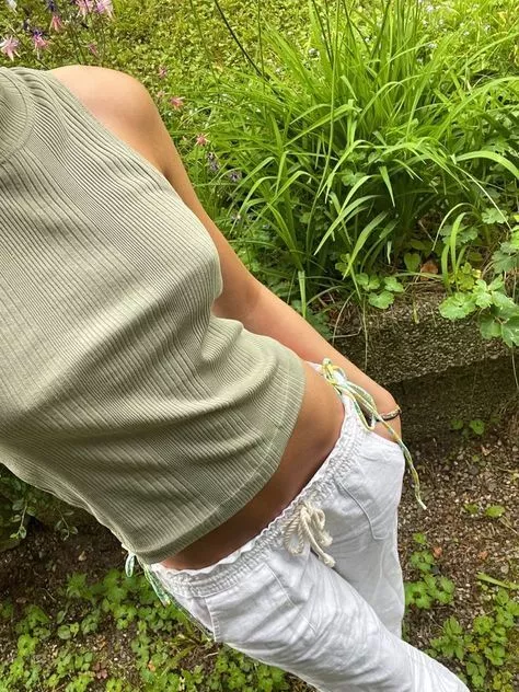 A flower among the greenery. ⚘🌿 posted by AegeanGirl