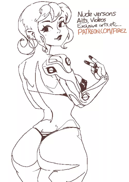 Cyborg girl sketch by me. More in the replies by Firez_hn