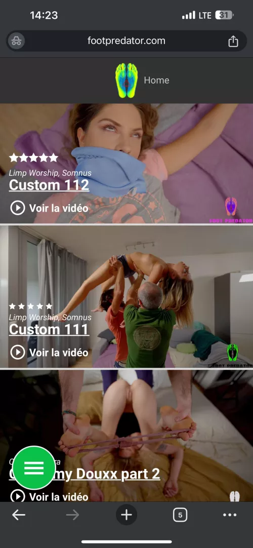 Do you guys have any Foot Predator stuffs? by Darxreflex