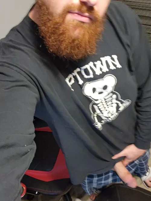 Ginger beard cub and his bone. by NHcub1990