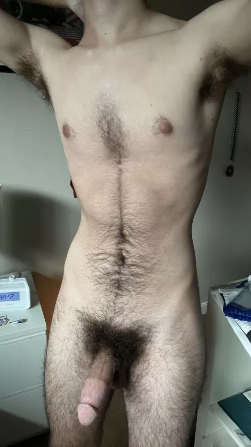 Love showing off my hairy teen pits (18) by Horny_fly