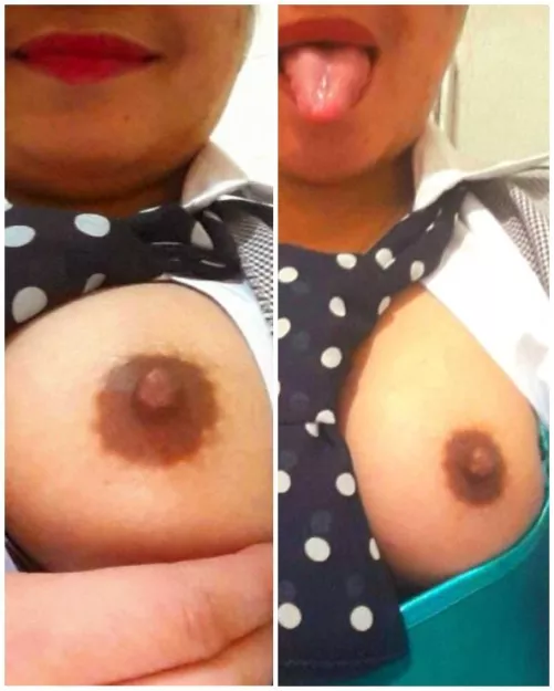 Luv flashing my tits from Office by 1nonlybabygurl